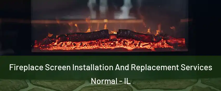  Fireplace Screen Installation And Replacement Services Normal - IL