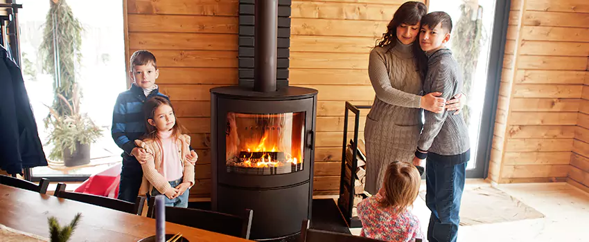 Morso Cast Iron Fireplace Insert Installation in Normal, Illinois