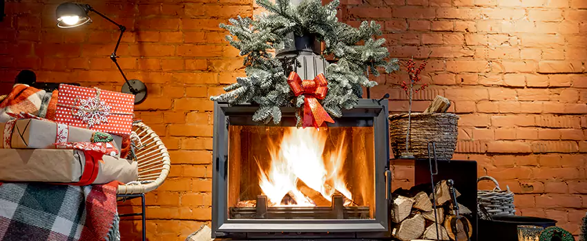 Travis Industries Linear Gas Fireplace Installation in Normal, Illinois