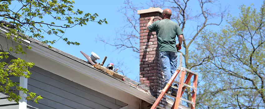 Vinyl and PVC Chimney Flashing Installation in Normal, IL