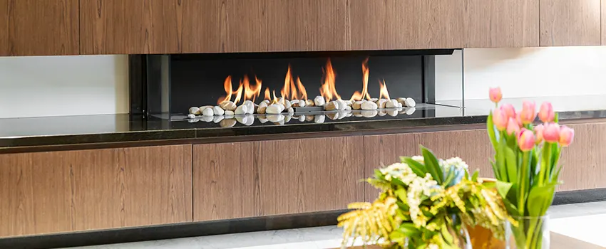 Double-height Fireplace Design Refurbishment in Normal, Illinois