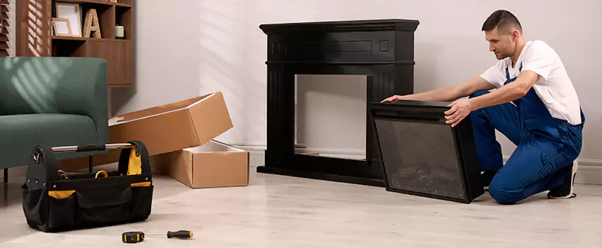 Old Rusted Metal Fireplace Repair And Replacement in Normal, IL